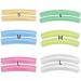 AKOAK 6 Pair Reusable Silicone Eyelash Curling Pads - Soft Colorful Eyelash Lifters in S M L for Perfect Curls - Buy Online on GoSupps.com