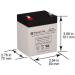 Buy Acme Security Systems BPS Alarm Battery 12V 5AH F1 - Reliable SLA Replacement for International Shipping - Buy Online on GoSupps.com