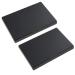 Pack of 2 Pro Empty Magnetic Makeup Palette Holder Case for Eyeshadow Powder Blush Cosmetic Case (Black)