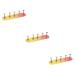 minkissy 3 Sets Nail Practice Holder Nail Stand Nail Decoration Nail Tips Practice Rack Nail Holder for Painting Nails Fake Nails Manicure Nail Racks Plastic Nail Supplies Accessories