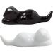 Ciieeo 4 Pcs Rabbit Pillow Ceramics Tableware Rest Ceramic Chopsticks Rack Chopstick Rest Non-Slip Animal 10x5x3cmx2pcs - Buy Online on GoSupps.com