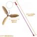 GoCat Da Purr-Peller Cat Toy - Spinning Feather Propeller for Endless Fun - Buy Online on GoSupps.com