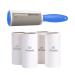 SPICOM Lint Roller 5 Sticky Replacement Heads with 1 Handle Total 300 Easy Peel Sheets Quickly Removes Animal Fur Cat & Dog Hair Dust & Fluff from Clothes Furniture Carpet (5 Pack / 300 Sheets)