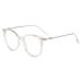 Firmoo Blue Light Blocking Glasses for Women/Men Oversized Round Clear Computer Glasses Bluelight Blocker Glasses Anti Glare Reduce Eye Strain Clear 0.0 x