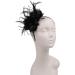 Feathers Headband for Women MoreChioce 1920s Flapper Headband Feather Hair Hoop Party Headdress Hair Clips Flower Feather Costume Accessories Red - Buy Online on GoSupps.com