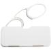 Kokobin Unisex Reading Glasses +3.5 - Compact Mini Nose Clip Visual Aid for Easy Reading - Slide-Resistant & Handy (White) - Buy Online on GoSupps.com