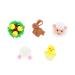 Stef Chef - Easter Sugar Cake Decorations - Cake Bling from Stefchef - Easter Friends Sugar Cake Decorations - 10 Pack