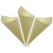 Betinyar Pack of 150 Disposable Wood Food Cone Finger Foods Cones for Appetizers Ice Cream Food Tasting Cones for Buffets Parties (150pcs 5") 150 Count (Pack of 1)