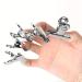 Rotekt 5pcs Stainless Steel C Curve Nail Extension Clips - Premium Multifunctional Nail Art Accessories for Perfect Extensions - Buy Online on GoSupps.com