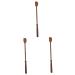 Beavorty 3st Ticklicks Breaked back scratches Party plates itching assistant on the body Hals tool Personalized back scratch metal spatula anti-itching products wooden Wenge older