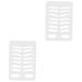 Balacoo 2pcs Tool Stencil Shaping Lip Shape Practical Women for Template Drawing Draw Practice Board Shaper 1 count (Pack of 1) Transparentx2pcs