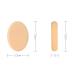 Skin Tone and Pink Oval Puff Makeup Sponge Set - 2 Pack, Professional Beauty Egg for Wet and Dry Application - Buy Online on GoSupps.com