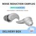 Silicone Ear Plugs for Sleeping - 2 Pairs Reusable & Washable Noise Reduction Earplugs for Sleep, Work, Swimming, Concerts - Blue - Buy Online on GoSupps.com