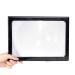 Magnifiers Desktop Magnifying Glass Led with Light HD Reading Elderly Children Students 3 Times Chest Hanging a4A4 Large Lens Rectangular Full Page Reading Repair Electronic Circuit Cross Stitc