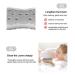 Double-Sided Silicone Body Scrubber Brush - Deep Cleansing Exfoliator for Men, Women & Kids - Gray - Buy Online on GoSupps.com