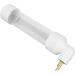 Deosdum Automatic Bird Water Dispenser - Parrot Drinking Fountain & Cage Accessories (White) - International Shipping Available - Buy Online on GoSupps.com