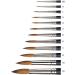 Winsor & Newton Professional Watercolor Sable Brush - Round #1 - Black - Buy Online on GoSupps.com