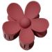 Cute Flower Claw Clip Hair Clips for Women.Non-slip Matte Large Claw Clips for Thick Hair Medium Hair Claw Clips for Thin Hair Hair Claws Jaw Clips for Hair(1ct Flower Clips for Hair Wine Hair Clip) 1ct Flower  Wine