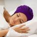 LADES Silk Satin Bonnet-4 Packs Women Satin Hair Bonnet for Curly Hair Satin Bonnet Silk Sleep Cap Silk Hair Wrap for Sleeping Black Hair Black+Purple+Red+Sapphire blue - Buy Online on GoSupps.com