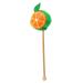 Warmhm plushhammer knocking hammer Massage handy neck massage device Manual impact massager percussion back massager back massage devices tool wooden sluggish foot orange 25x12cm