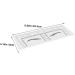 Gogogmee 10pcs Eyebrow Design Ruler Tool Brow Makeup Supplies Eyebrow Guide Stencil Measuring Ruler Make up - Buy Online on GoSupps.com
