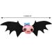 PLCPDM Halloween Party Bat Wing Hairpin for Women Child Punk Charm Hair Clip Aesthetics Hair Accessories Green ghost hairpin - Buy Online on GoSupps.com