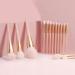 14-Piece Pig Makeup Brush Set | Blush Powder & Eye Shadow Beauty Tools | International Shipping Available - Buy Online on GoSupps.com