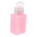 POPETPOP Alcohol Pink Nail Polish Nail Oil Makeup Remover Pump Dispenser Makeup Remover Dispenser Nail Polish Remover Dispenser Powder Pump Bottle Travel Water Dispenser Manicure Plastic 6x5x13cm Pink