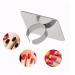 FRCOLOR 10pcs Stainless Steel Makeup Ring Plate - Nail Art Palette & Color Mixing for Artists - Buy Online on GoSupps.com