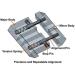 Acexier Military Swallowtail to Weaver Picatinny Adapter - 11mm to 22mm Aluminum Gun Mount Base | .22 CAL Rail Adapter (2 Pack) - Buy Online on GoSupps.com