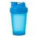 Shaker bottle for protein powder Mixer plastic workout water bottle 400ml with mixball anti-leak cap shaker cups for fitness sport gym supplement drinking bottles (blue)