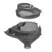 Baby Brezza Formula Pro Advanced Replacement Funnel & Cover Grey