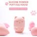 Makeup Sponge Makeup sponge holders Cosmetic Sponge puff Storage Box Portable travel washable Environmentally Silicone Makeup tool accessories Makeup Sponge Holder(Red) - Buy Online on GoSupps.com