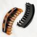 Kitsch Large Hair Clips for Women - Jumbo Dome Claw Clips for Thick Hair (2pc Tortoise&Black) - Buy Online on GoSupps.com