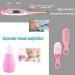 JasCherry 8 PCS Baby Healthcare Kit - Essential Baby Care Items for Traveling & Home Use - Ideal for Newborns - Red - Buy Online on GoSupps.com