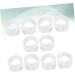 SOIMISS 15 Pairs Magnetic Toe Rings & Silicone Gel Toe Separators for Women - Foot Slimming Tools & Massage - White - Buy Online on GoSupps.com