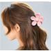 Cute Flower Claw Clip Hair Clip for Women - Non-slip Matte Large Claw Clip for Thick & Thin Hair - Pink Hair Clip - Buy Online on GoSupps.com