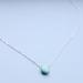Boho Long Turquoise Necklace - Vintage Silver Teardrop Pendant Jewelry for Women & Girls - Buy Online on GoSupps.com