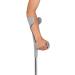 Adult Assistance Forearm Crutches with Comfortable Grip Aluminum Alloy Forearm Walking Stick Ergonomic Shock Absorption Walking Stick Lightweight 10 Adjustable Rows A 2 Units (B 1Units) Journey - Buy Online on GoSupps.com