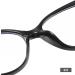 Trendy Anti-UV Blue Light Blocking Oversized Cat-Eye Reading Glasses +150 - Flat Light Mirror Black-Red | International Shipping - Buy Online on GoSupps.com