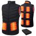 SAISZE Heated Vest Included Battery, Heated Vests for Men, Heating Vest for Outdoor Large