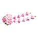 Gadpiparty Japanese Hair Accessories Hair Accessory Tassel Hairpins Floral Hair Clip Hair Ornament Flower Hair for Weddings Hanfu Hair Accessories Alloy Women's Pink Manual Clip