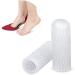 Silicone Toe Sleeves 5 Pairs - Pinky Toe & Thumb Protector Set | Transparent Gel Toe Covers for Sports & Protection - Buy Online on GoSupps.com