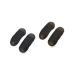 Allayu 2 Pairs Bang Mat Hair Clip Comb Ladies Breathable Headwear Sponge Heighten Clamp Hairdressing Tool Dressing Adornment