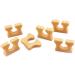 Orthotic Toe Spreader Separator Corrector for Overlapping Toes - Set of 6 | Toe Stretcher Divider for Women Men - Buy Online on GoSupps.com