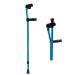 Armpit Crutches Foldable Aluminum Forearm Crutches for Adults and Teenagers Ergonomic Lightweight Adjustable Handles Comfortable Grips Bathing in Sunlight