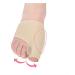 2 Pack Hallux Valgus Correction Bandage with Gel Pad - Elastic Bunion Sleeve for Pain Relief | Beige Orthopedic Support - Buy Online on GoSupps.com