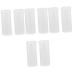 FRCOLOR 8 pcs Brush barrel and brush box Razor brush Holder Shave Brush Organizer Shaving Brush Holder men shaving makeup brush case razor holder plastic travel Storage rack adjustable 5.5x5.5cmx4pcs Transparentx4pcs