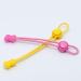 Buy Bupimufi Elastic No-Tie Shoelaces for Kids - Quick Lock Rubber Shoe Straps in Light Yellow & White - Buy Online on GoSupps.com