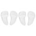 2pcs Pair Footful Arch Support Insoles Foot Care Insole Silicone Gel Arch Pad Heel Pads Forefoot Gel Pad